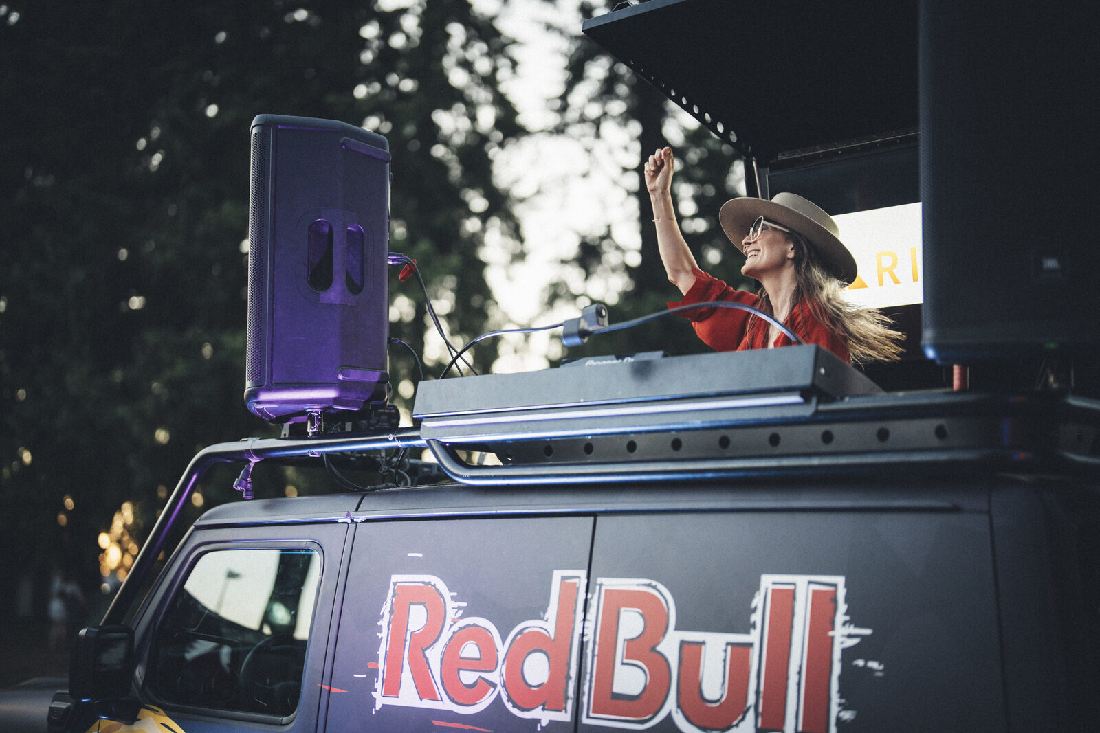 MS.Rockwell — Red Bull rooftop set